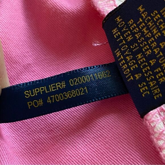 Polo Ralph Lauren Pink Chino Style Ankle Pants Size 8 - Picture 6 of 12